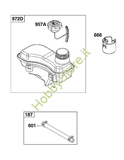 K - GRUPPO ALIMENTAZIONE CARBURANTE B&S - 10 €¦ 104M0B-0123-H5 brand Stihl
